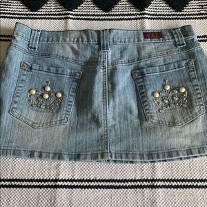 Denim Mini Skirt